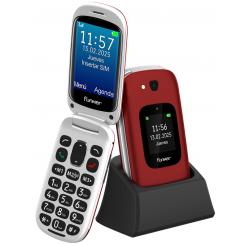 Funker E350 Max Audio 3 Plus 4G  Teléfono con tapa  Rojo
